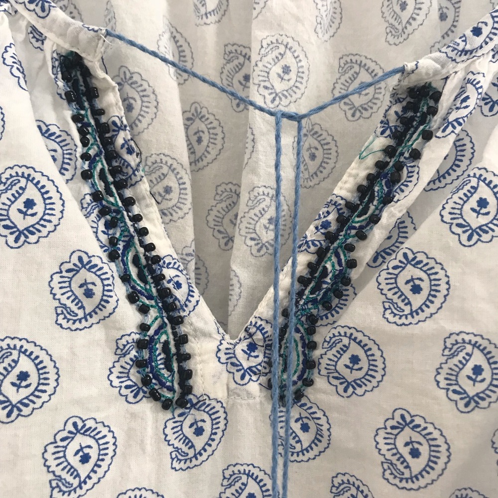Embellished Anthropologie Solitaire Beaded Top - Picture 3 of 5